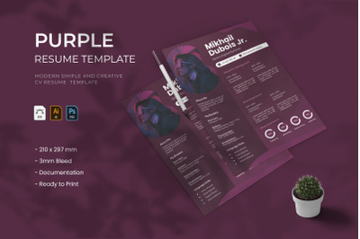 Purple - Resume