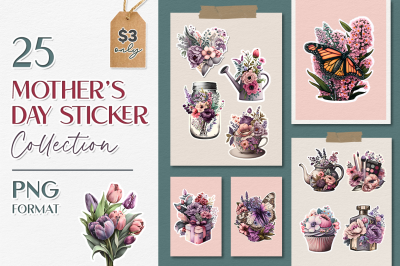 Mothers Day Sticker Collection