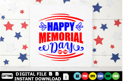 Happy Memorial Day Svg Cut Files