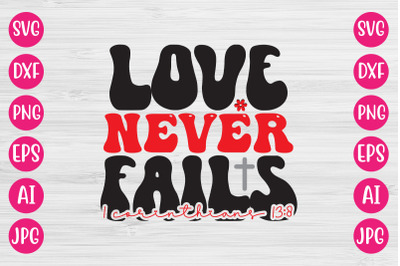 Love Never Fails  1 Corinthians 13&3A;8