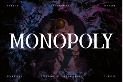Monopoly - Vintage Serif Font