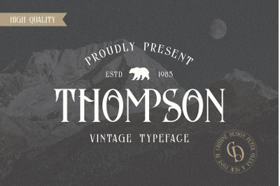 Thompson Vintage Font