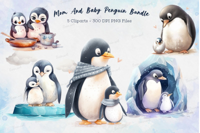 Mom And Baby Penguin Bundle