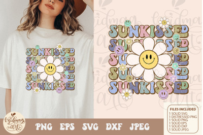 Sunkissed svg png sublimation, distressed png sublimation