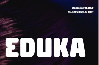 Eduka Display Font