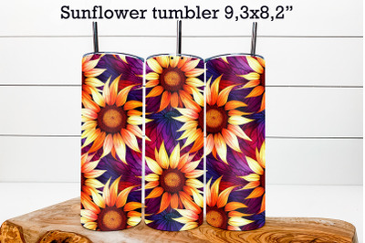 Sunflower tumbler | Sunflower sublimation tumbler