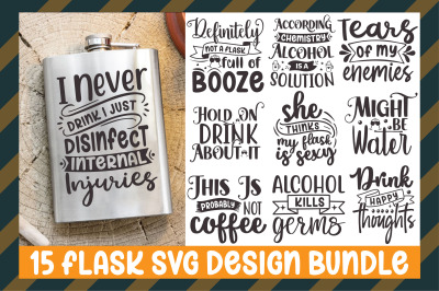 Flask Svg Design Bundle