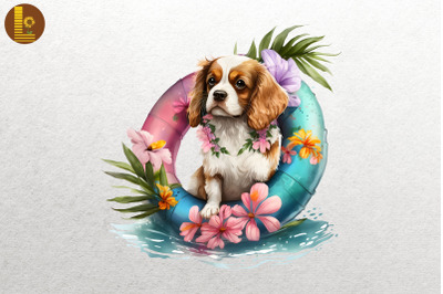 Cute Dog Summertime Watercolor 13