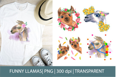 Funny Llamas&2C; Cute &amp;amp; Funny Sublimation