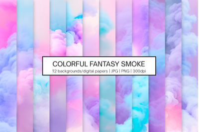 Colorful Fantasy Smoke Backgrounds