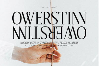 OWERSTINN Typeface