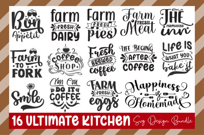 Ultimate Kitchen Svg Design Bundle