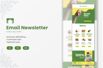 Food Delivery - Email Newsletter