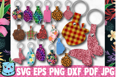 Folded Keychain SVG Bundle