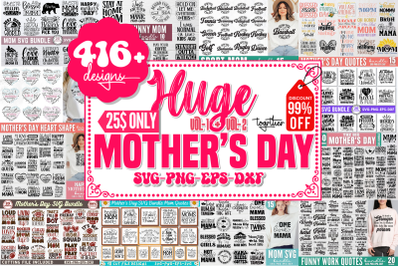 Huge Mother&#039;s Day SVG bundle