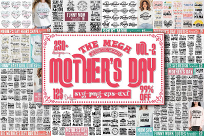 The Mega Mother&#039;s Day SVG bundle