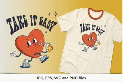 GROOVY style Heart&2C; PNG&2C; JPG&2C; SVG&2C; EPS