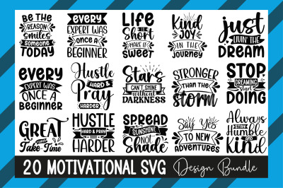 Motivational Svg Design Bundle