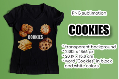 Cookies PNG Sublimation
