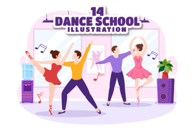 14 Dance School Illustration