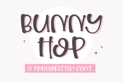 Bunny Hop - A cutie handwritten font