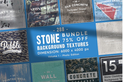 Stone Background Textures Bundle Vol.1 - Photo Edition