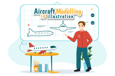 10 Aircraft Modelling and Crafting Illustration