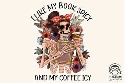 I Like My Book Skeleton Png Sublimation