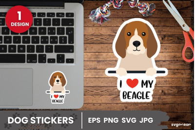 Beagle Sticker SVG | Printable | Digital planner