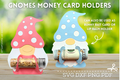 Gnome Money Card | Easter Bunny Bait Card | Money Holder SVG