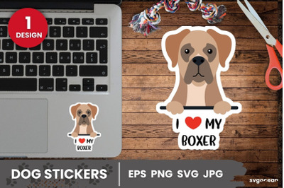 Boxer Sticker SVG | Printable | Digital planner