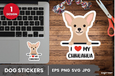 Chihuahua Sticker SVG | Printable | Digital planner