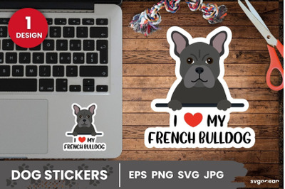 French Bulldog Sticker SVG | Printable | Digital planner