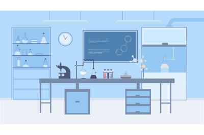 Laboratory interior. Medical research room&2C; pharmacology or pharmacy l