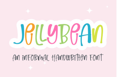 Jellybean - An informal handwritten font
