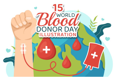 15 World Blood Donor Day Illustration