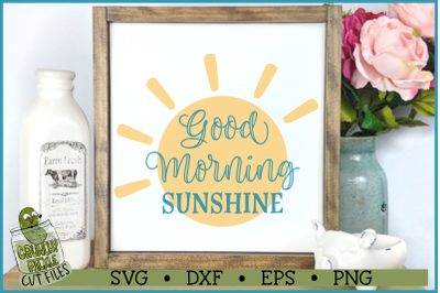 Good Morning Sunshine SVG File