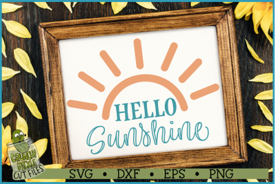 Hello Sunshine SVG File