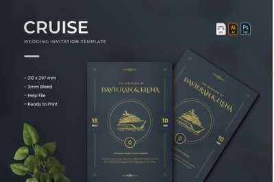 Cruise - Wedding Invitation