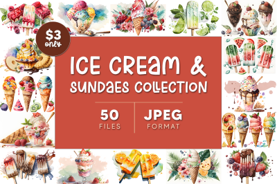 Ice Cream and Sundaes Collection