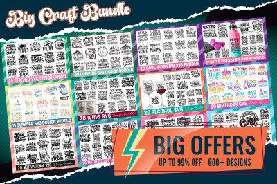 Big Craft SVG Bundle