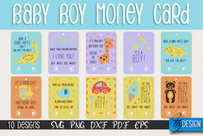 Baby Boy Money Card SVG | Baby Boy SVG Design | Baby Boy SVG Quotes