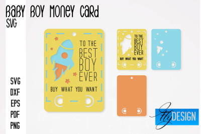 Baby Boy Money Card SVG | Baby Boy SVG Design | Baby Boy SVG Quotes  T