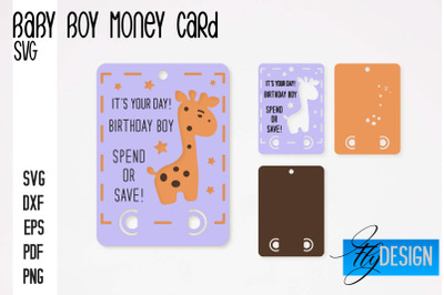 Baby Boy Money Card SVG | Baby Boy SVG Design | Baby Boy SVG Quotes