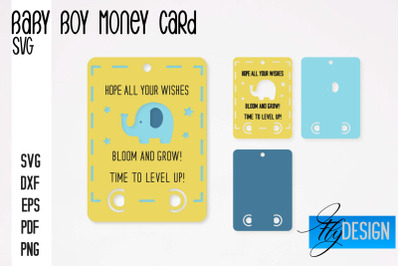 Baby Boy Money Card SVG | Baby Boy SVG Design | Baby Boy SVG Quotes