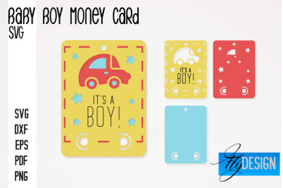 Baby Boy Money Card SVG | Baby Boy SVG Design | Baby Boy SVG Quotes