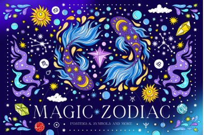 Magic Zodiac - posters|Illustrations