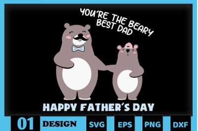 You&#039;re the Beary Best Dad Father Puns