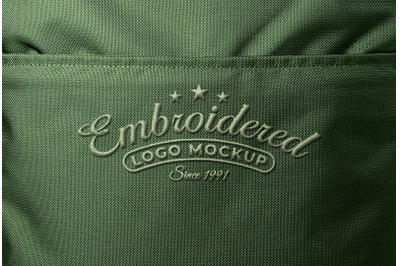 Embroidered Logo Mockup