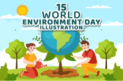 15 World Environment Day Illustration